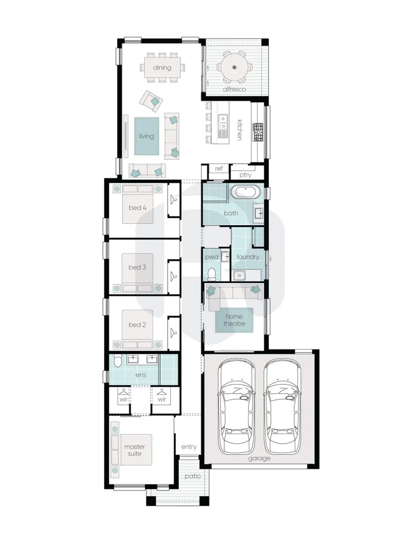 Floorplan of Homely house listing, Address available on request
