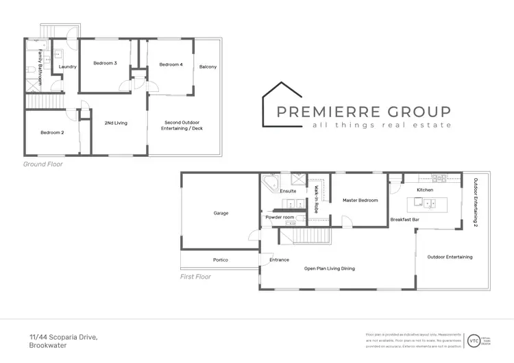 Floorplan of Homely house listing, 11/44 Scoparia Drive, Brookwater QLD 4300
