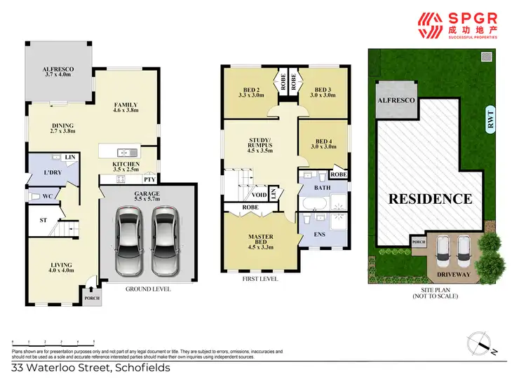 Floorplan of Homely house listing, 33 Waterloo Street, Tallawong NSW 2762