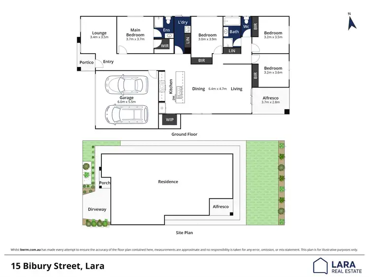 Floorplan of Homely house listing, 15 Bibury Street, Lara VIC 3212