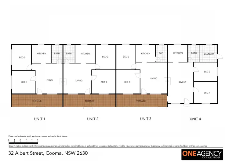 Floorplan of Homely block of units listing, 32 Albert Street, Cooma NSW 2630