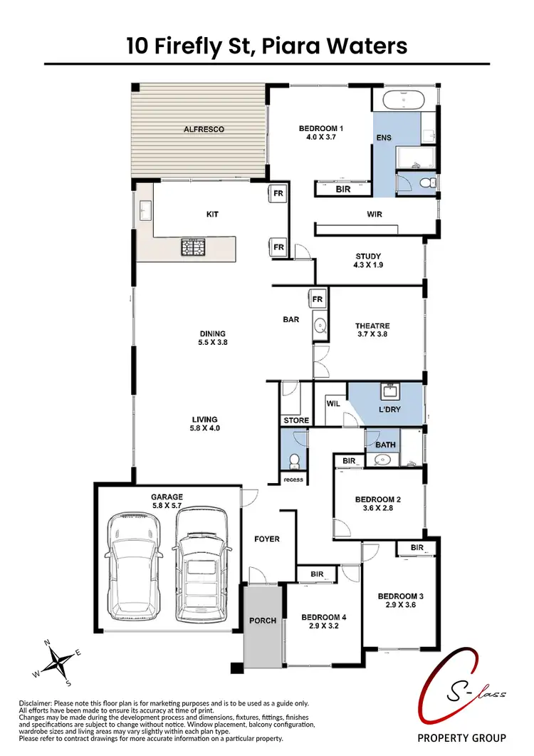 Floorplan of Homely house listing, 10 Firefly Street, Piara Waters WA 6112