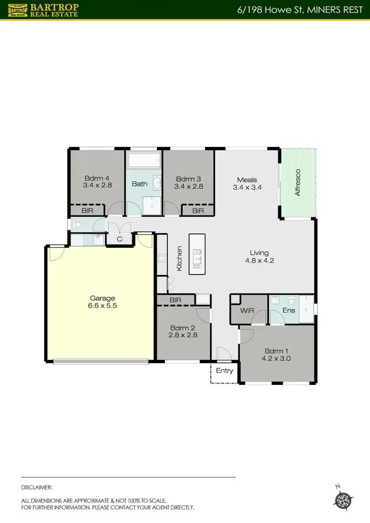 Floorplan of Homely house listing, 6/198A HOWE STREET, Miners Rest VIC 3352