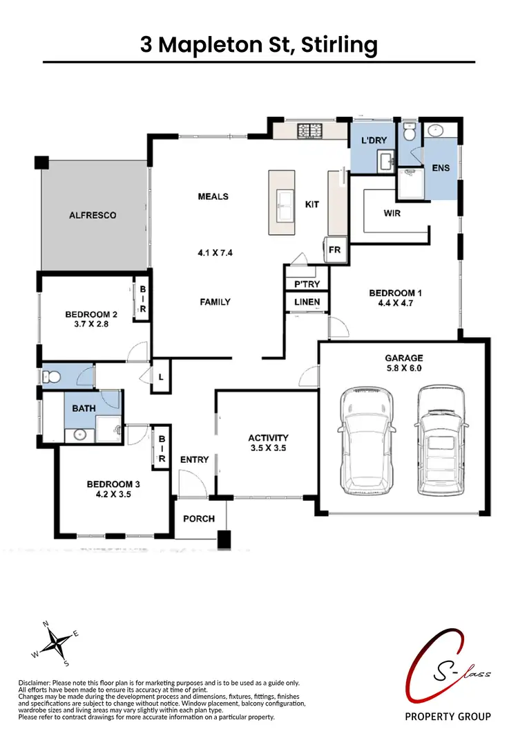 Floorplan of Homely house listing, 3 Mapleton Street, Stirling WA 6021