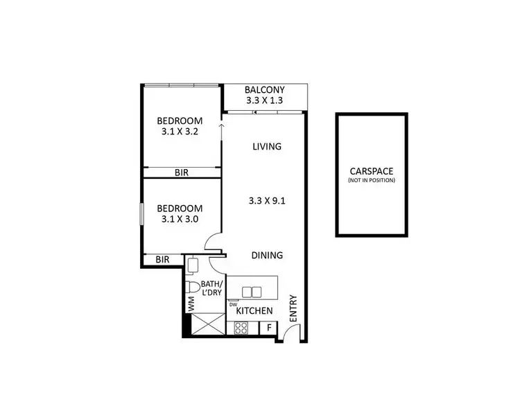 Floorplan of Homely apartment listing, 2608/151 City Road, Southbank VIC 3006