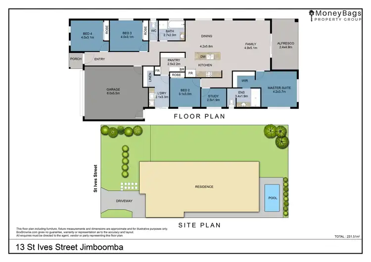Floorplan of Homely house listing, 13 St Ives Street, Jimboomba QLD 4280