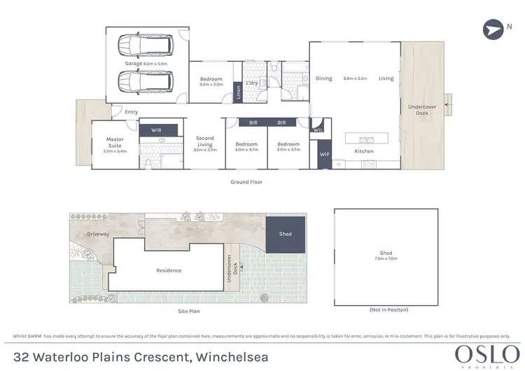 Floorplan of Homely house listing, 32 Waterloo Plains Crescent, Winchelsea VIC 3241