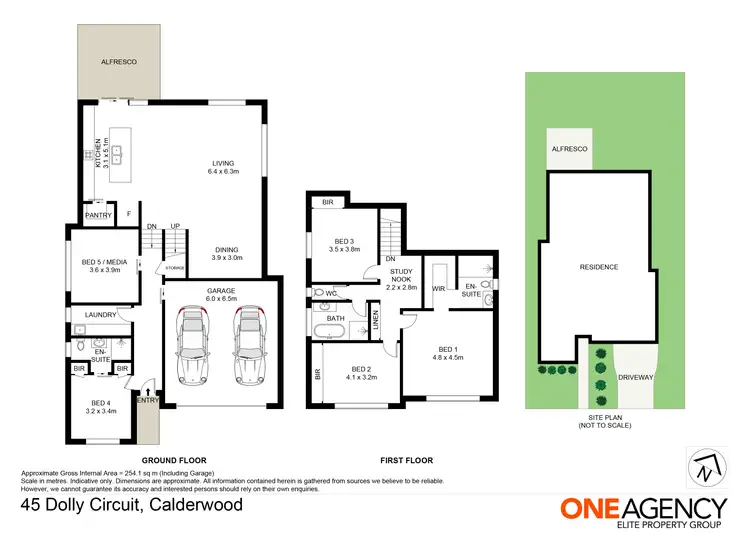 Floorplan of Homely house listing, 45 Dolly Circuit, Calderwood NSW 2527