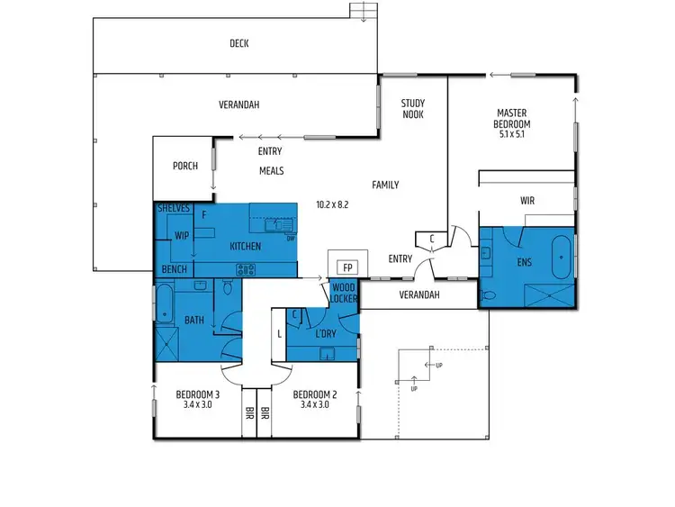 Floorplan of Homely rural property listing, 270 Lake Nillahcootie Road, Barjarg VIC 3723