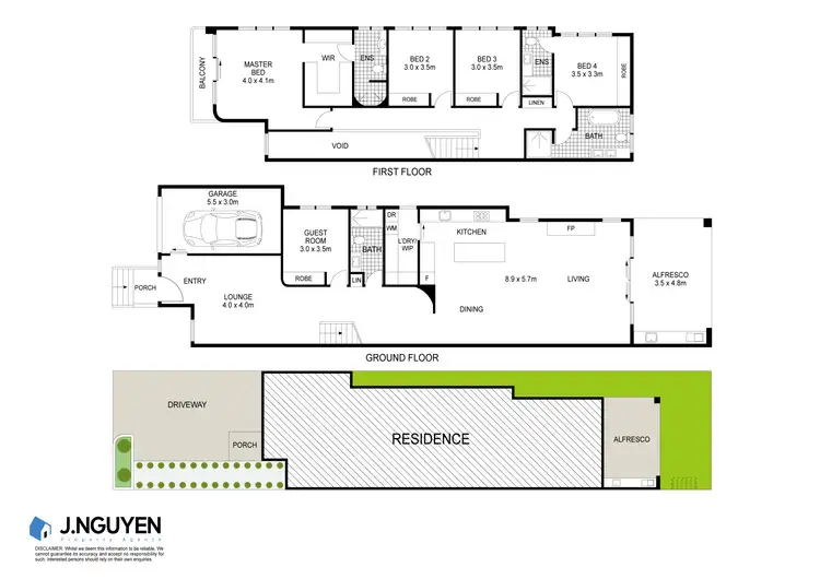 Floorplan of Homely semi-detached listing, 12a Cathcart Street, Fairfield NSW 2165