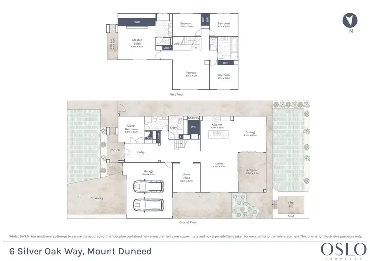 Floorplan of Homely house listing, 6 Silver Oak Way, Mount Duneed VIC 3217