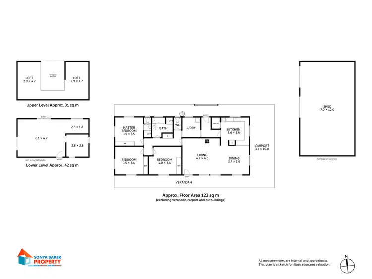 Floorplan of Homely rural property listing, 34 Elphinstones Road, Calder TAS 7325