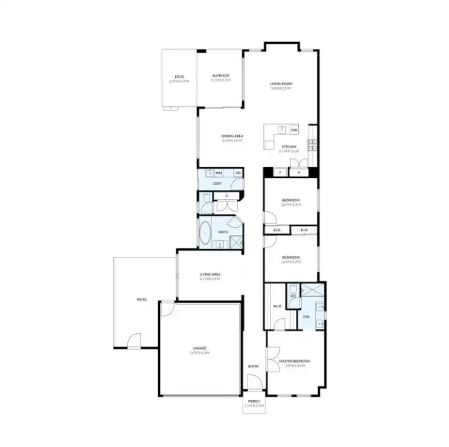 Floorplan of Homely house listing, 22 Butler Grove, Wyndham Vale VIC 3024