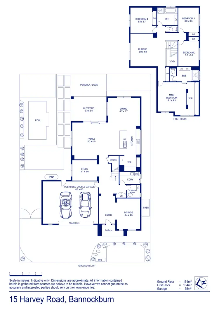 Floorplan of Homely house listing, 15 Harvey Road, Bannockburn VIC 3331