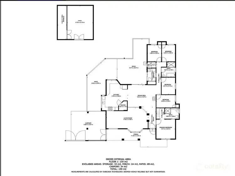 Floorplan of Homely house listing, 7 Thurmott Street, Hannans WA 6430
