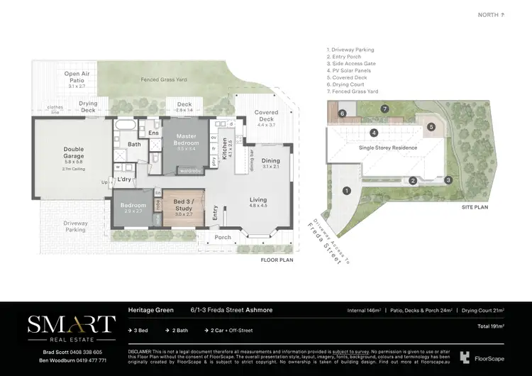 Floorplan of Homely townhouse listing, 6/1-3 Freda Street, Ashmore QLD 4214
