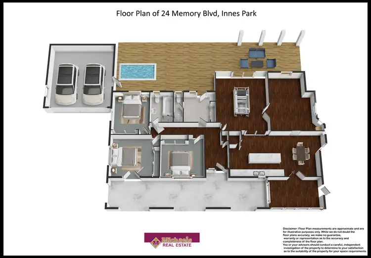 Floorplan of Homely house listing, 24 Memory Boulevard, Innes Park QLD 4670