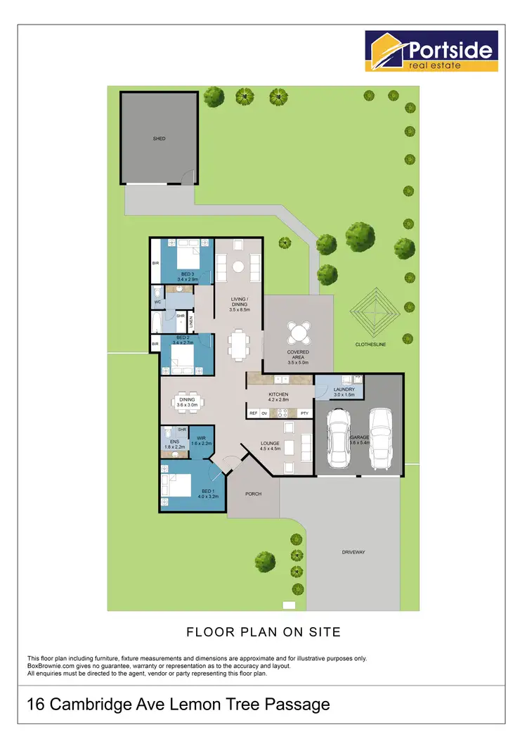 Floorplan of Homely house listing, 16 Cambridge Avenue, Lemon Tree Passage NSW 2319