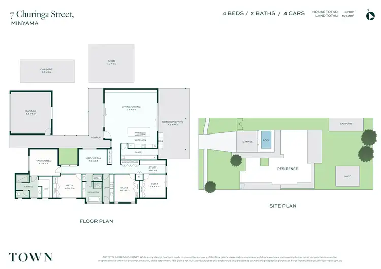 Floorplan of Homely house listing, 7 Churinga Street, Minyama QLD 4575