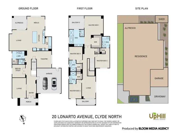 Floorplan of Homely house listing, 20 Lonarto Avenue, Clyde North VIC 3978