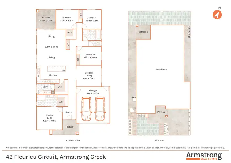 Floorplan of Homely house listing, 42 Fleurieu Circuit, Armstrong Creek VIC 3217