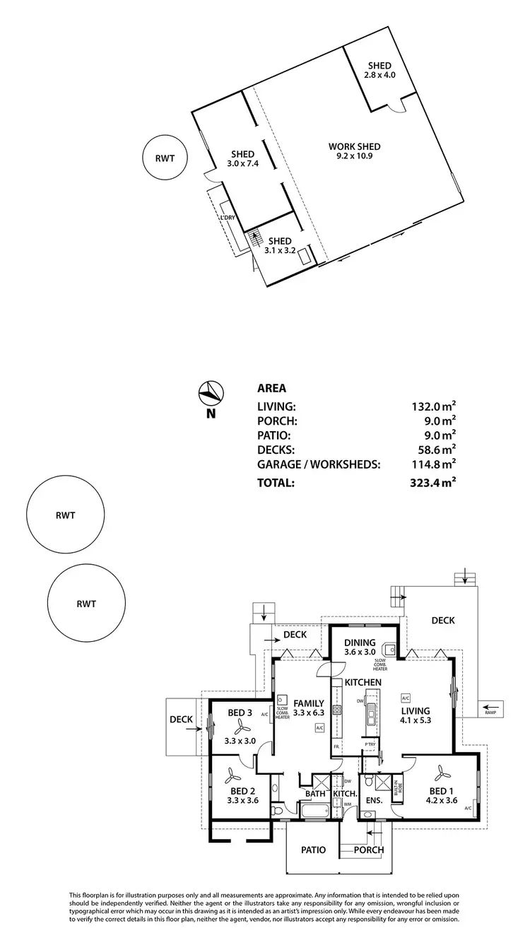 Floorplan of Homely house listing, 15 Wren Court, Meningie SA 5264