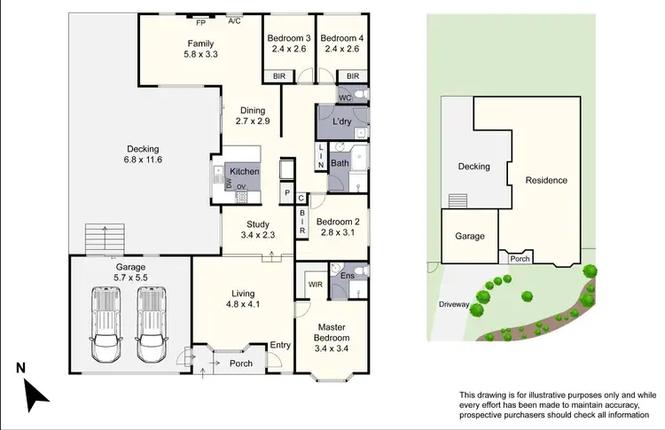 Floorplan of Homely house listing, 22 Sarah Place, Hampton Park VIC 3976