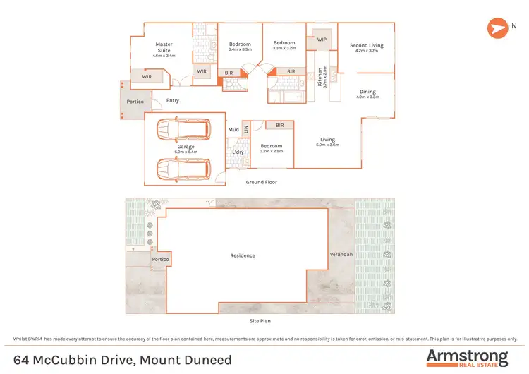 Floorplan of Homely house listing, 64 McCubbin Drive, Mount Duneed VIC 3217