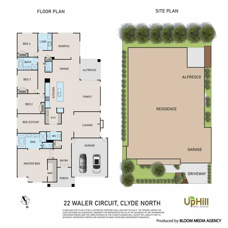 Floorplan of Homely house listing, 22 Waler Circuit, Clyde North VIC 3978