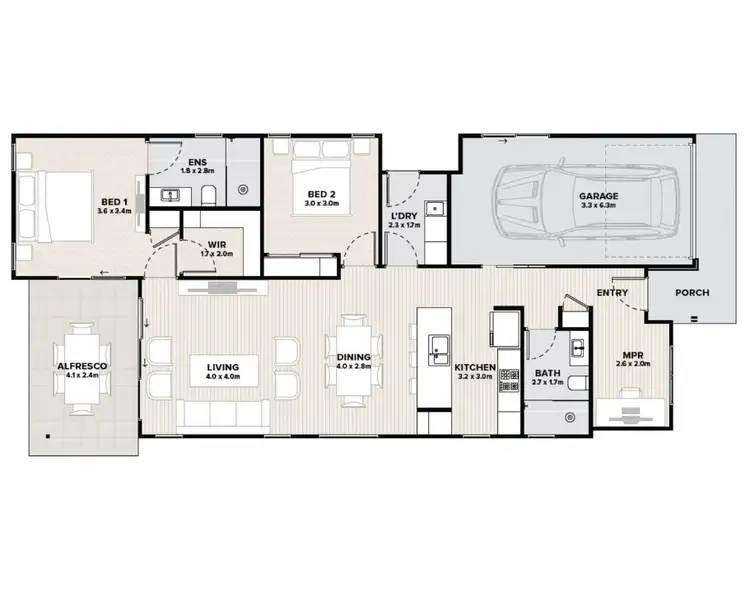 Floorplan of Homely unit listing, 37/74 Currajong Street, Evans Head NSW 2473