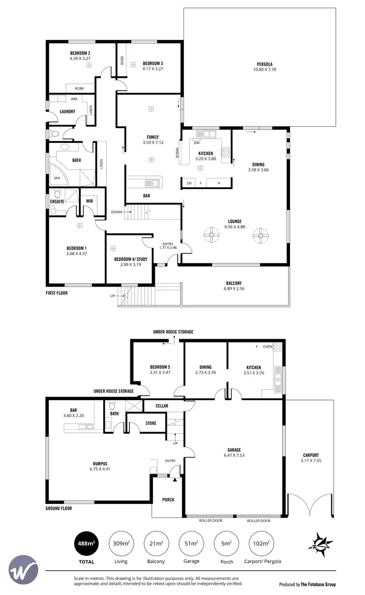 Floorplan of Homely house listing, 8 Beta Crescent, Panorama SA 5041