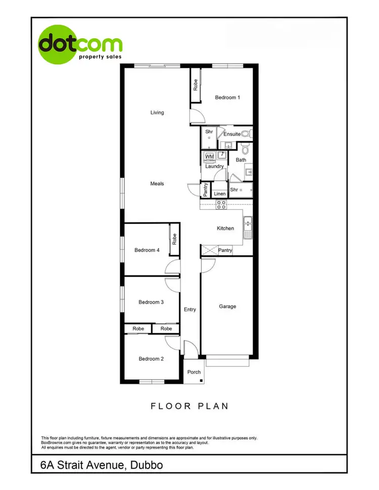 Floorplan of Homely house listing, 6a Strait Avenue, Dubbo NSW 2830