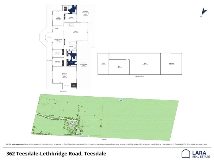 Floorplan of Homely house listing, 362 Teesdale-Lethbridge Road, Teesdale VIC 3328