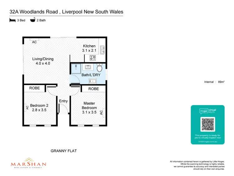 Floorplan of Homely house listing, 32A Woodlands Road, Liverpool NSW 2170