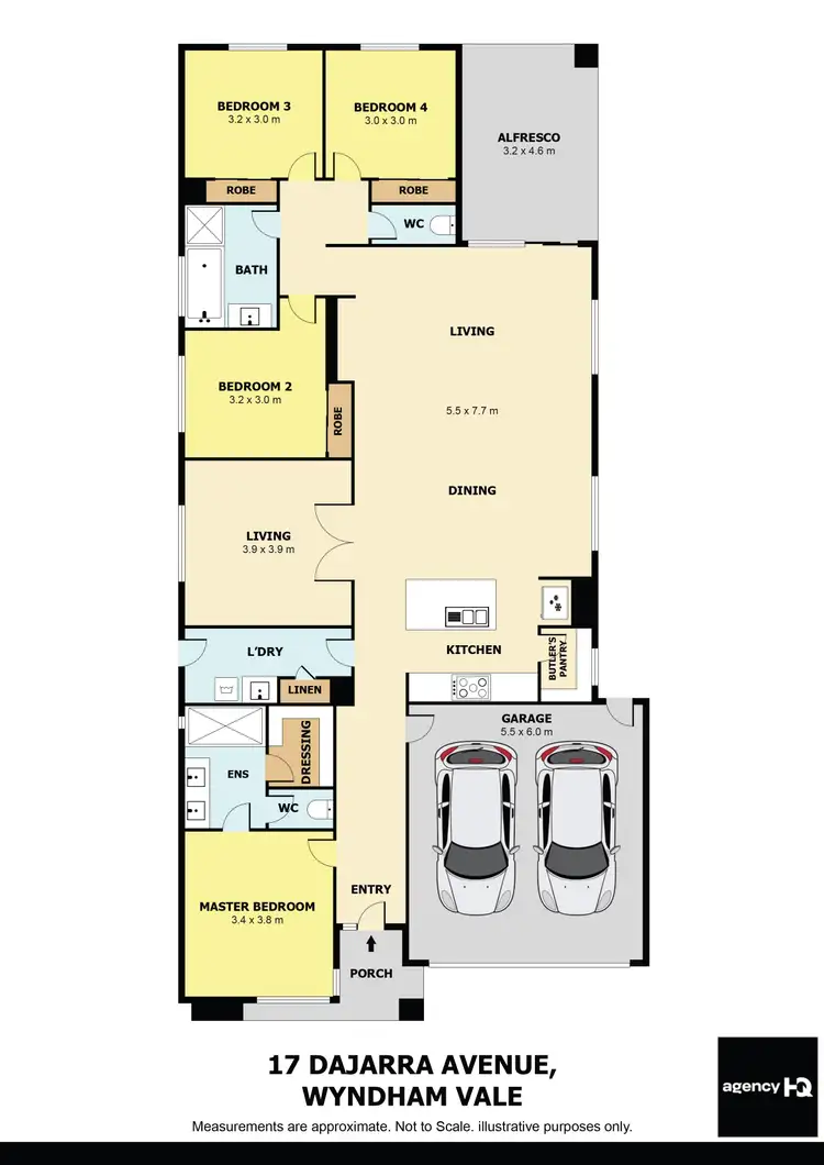 Floorplan of Homely house listing, 17 Dajarra Avenue, Wyndham Vale VIC 3024