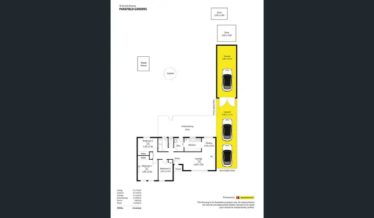 Floorplan of Homely house listing, 18 Secomb Avenue, Parafield Gardens SA 5107