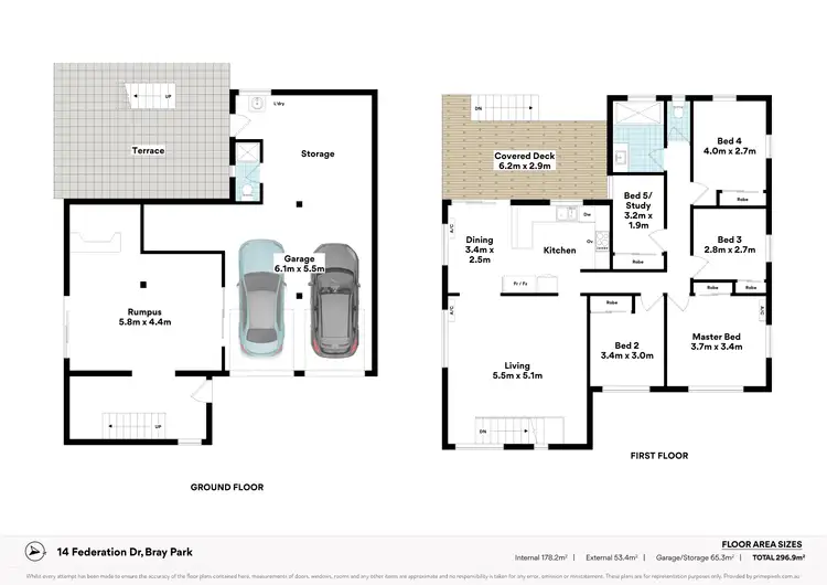 Floorplan of Homely house listing, 14 Federation Drive, Bray Park QLD 4500