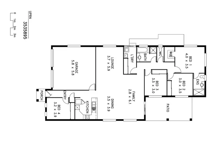 Floorplan of Homely house listing, Address available on request