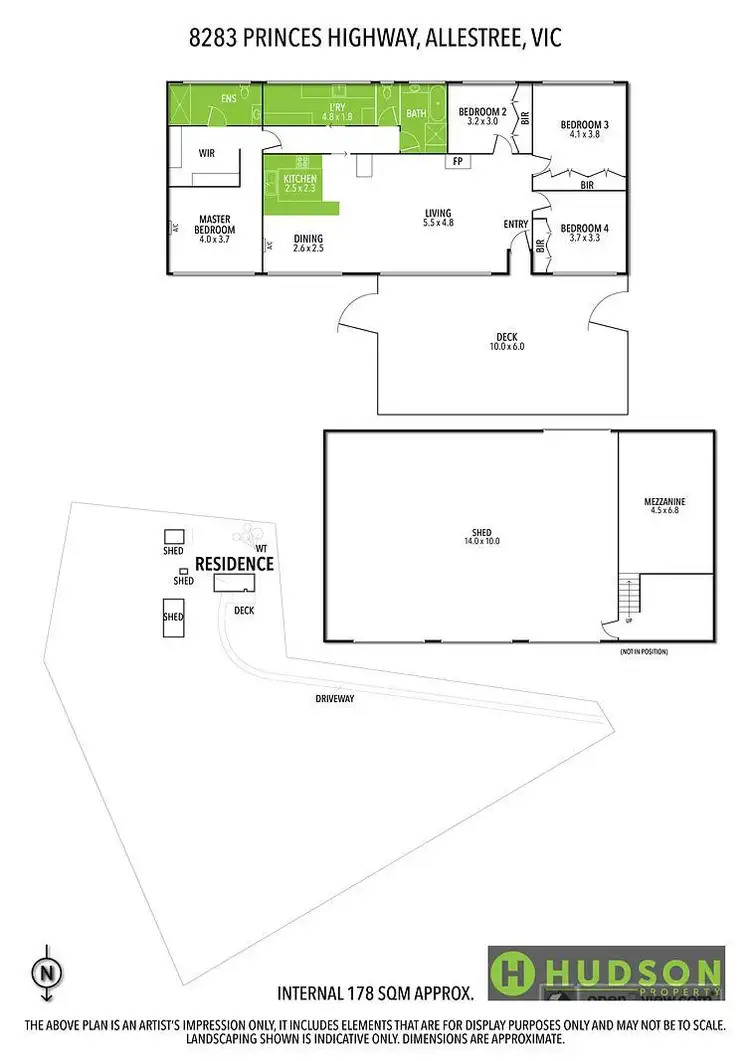Floorplan of Homely rural property listing, 8283 Princes Highway, Portland VIC 3305