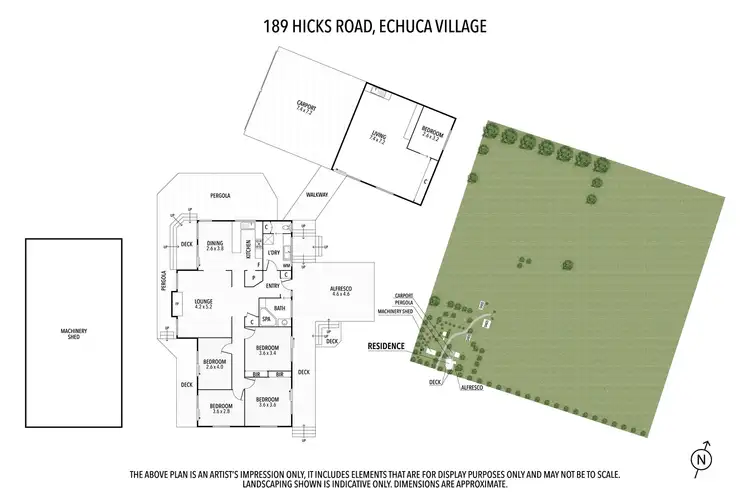 Floorplan of Homely rural property listing, 189 Hicks Road, Echuca Village VIC 3564