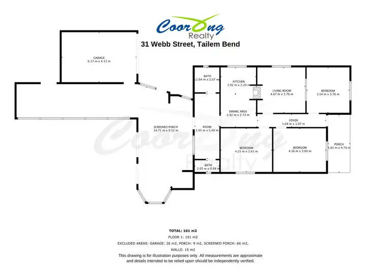 Floorplan of Homely house listing, 31 Webb Street, Tailem Bend SA 5260