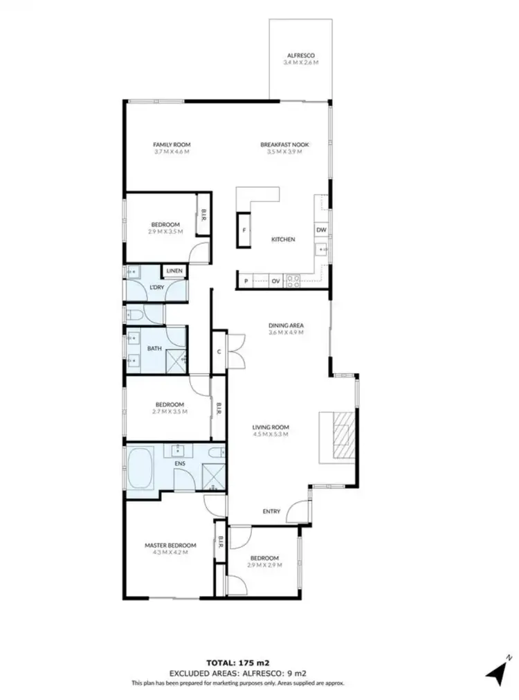 Floorplan of Homely house listing, 22 Colorado Court, Werribee VIC 3030
