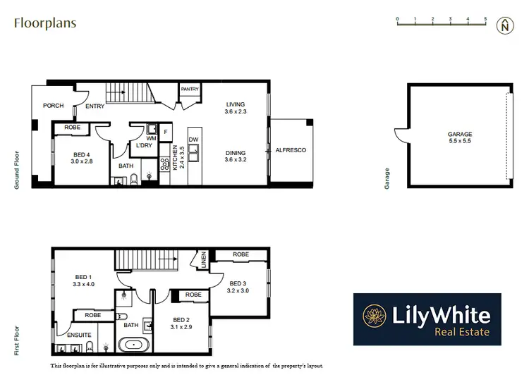 Floorplan of Homely terrace listing, 34 Bowerbird Loop, Oran Park NSW 2570