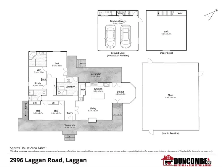 Floorplan of Homely rural property listing, 2996 Laggan Road, Laggan via, Crookwell NSW 2583