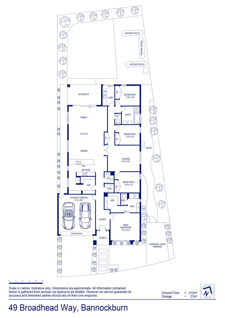 Floorplan of Homely house listing, 49 Broadhead Way, Bannockburn VIC 3331