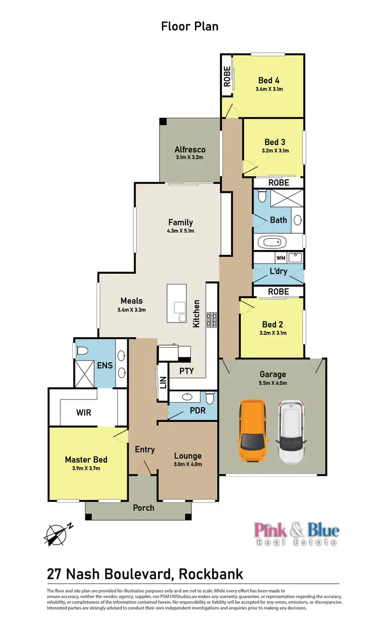 Floorplan of Homely house listing, 27 Nash Boulevard, Rockbank VIC 3335