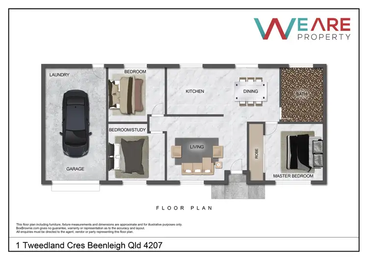 Floorplan of Homely house listing, 1 Tweedland Crescent, Beenleigh QLD 4207