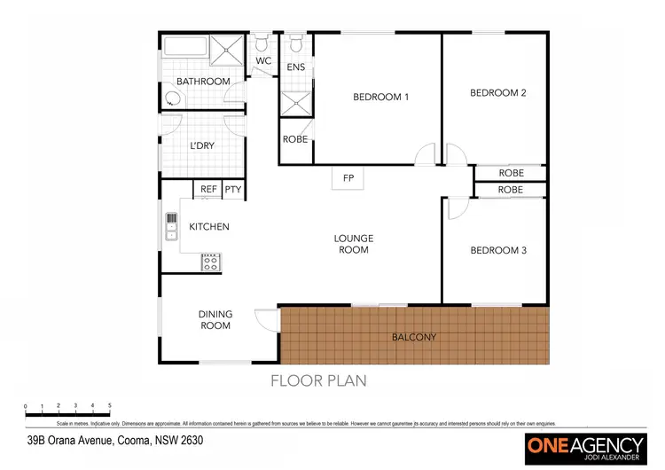 Floorplan of Homely house listing, 39B Orana Avenue, Cooma NSW 2630