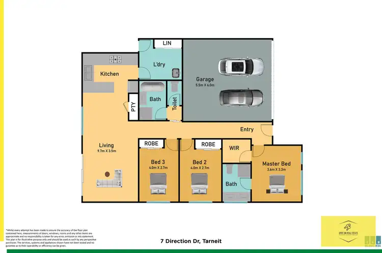 Floorplan of Homely house listing, 7 Direction Drive, Tarneit VIC 3029