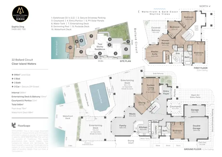 Floorplan of Homely house listing, 22 Bollard Circuit, Clear Island Waters QLD 4226